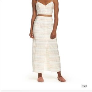 NWT Ali + Jay Pink Palace 2 Piece Skirt Set